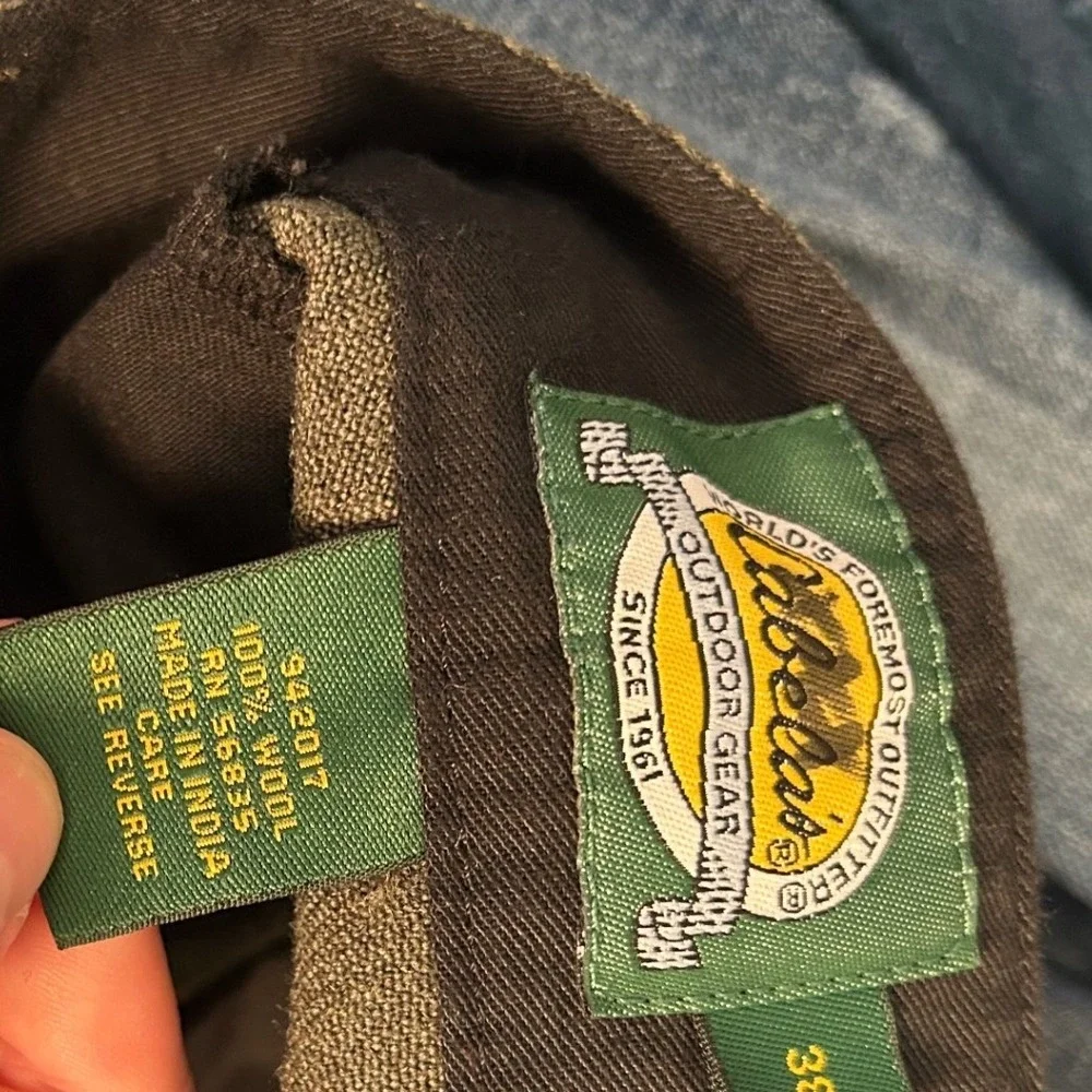 Cabelas Outdoor Gear Mens 38 100% Wool Pants Olive Green Hunting Trousers 2753